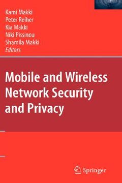 portada mobile and wireless network security and privacy (en Inglés)