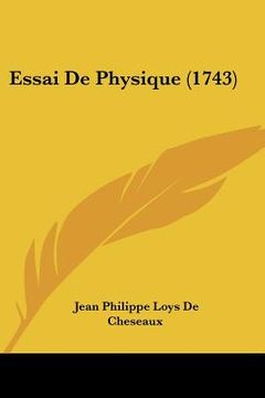 portada Essai De Physique (1743) (in French)