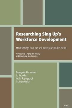 portada researching sing up's workforce development (en Inglés)