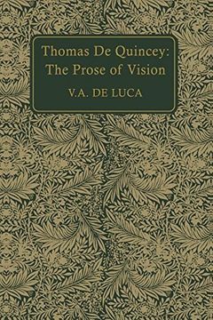 portada Thomas De Quincey: The Prose of Vision (Heritage)