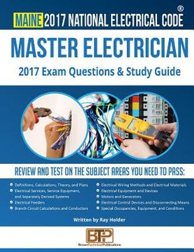 portada Maine 2017 Master Electrician Study Guide (en Inglés)