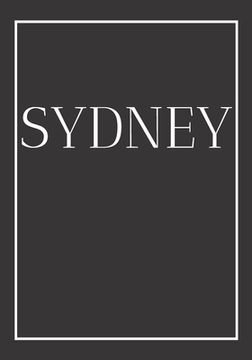 portada Sydney: A decorative book for coffee tables, bookshelves, bedrooms and interior design styling: Stack International city books