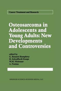 portada Osteosarcoma in Adolescents and Young Adults: New Developments and Controversies