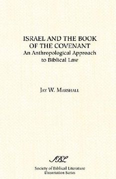 portada israel and the book of the covenant (en Inglés)