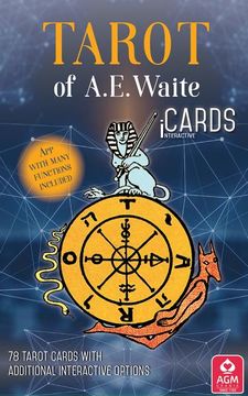 portada Tarot of A. E. Waite Icards (gb Edition) 78 Tarot Cards With Interactive Additional Options (Free App). Texts by Hajo Banzhaf and Noemi Christoph (en Inglés)