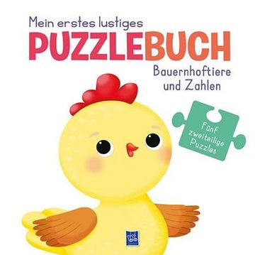 portada Mein Erstes Lustiges Puzzlebuch - Bauernhoftiere und Zahlen (en Alemán)