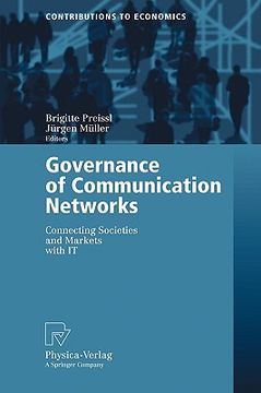 portada governance of communication networks: connecting societies and markets with it (in English)