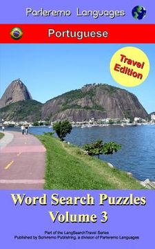 portada Parleremo Languages Word Search Puzzles Travel Edition Portuguese - Volume 3 (in Portuguese)