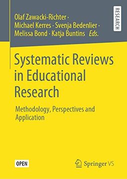 portada Systematic Reviews in Educational Research: Methodology, Perspectives and Application