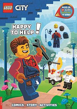 portada Lego® City: Happy to Help! (With Harl Hubbs Minifigure) (en Inglés)