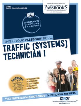 portada Traffic (Systems) Technician I (C-2335): Passbooks Study Guide Volume 2335 (en Inglés)