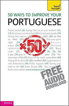 portada 50 ways to improve your Portuguese: Teach Yourself (en Inglés)
