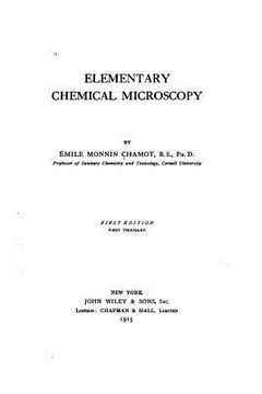 portada Elementary Chemical Microscopy (in English)