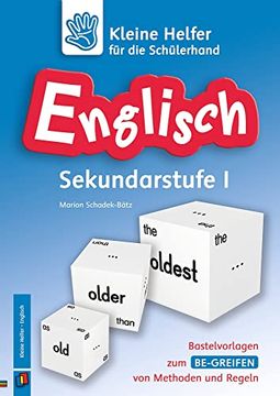 portada Kleine Helfer für die Schülerhand - Englisch Sekundarstufe 1: Bastelvorlagen zum Be-Greifen von Methoden und Regeln (en Alemán)