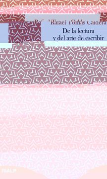 portada De la Lectura y del Arte de Escribir (in Spanish)