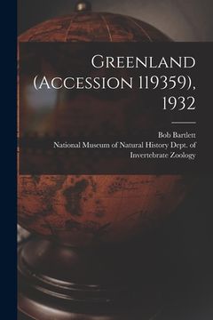 portada Greenland (Accession 119359), 1932 (en Inglés)