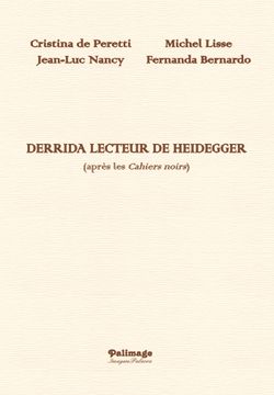 portada Derrida Lecteur de Heidegger
