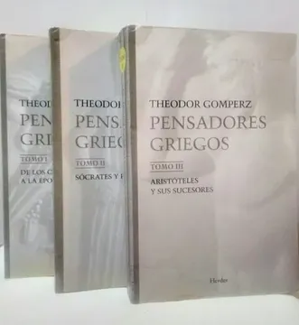 portada Pensadores griegos. Volumen 2 (in Spanish)