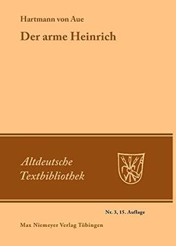 portada Der Arme Heinrich (Altdeutsche Textbibliothek) (in German)
