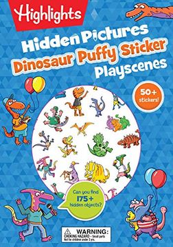 portada Dinosaur Puffy Sticker Playscenes (en Inglés)