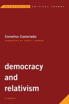 portada Democracy and Relativism: A Debate
