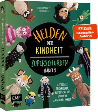 portada Helden der Kindheit - das Häkelbuch der Superschurken (in German)