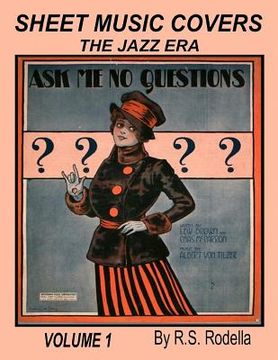 portada Sheet Music Covers Volume 1 Coloring Book: The Jazz Era (in English)