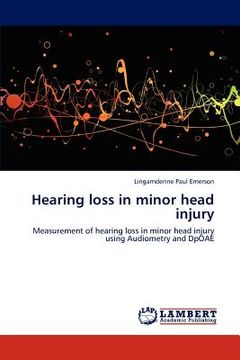 portada hearing loss in minor head injury (en Inglés)