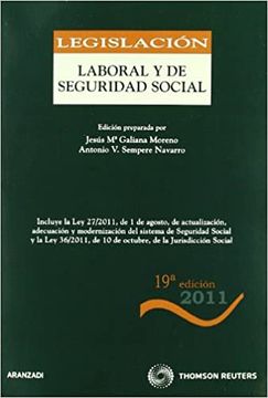 portada Legislacion Laboral y de la Seguridad Social (Ed. 1999)