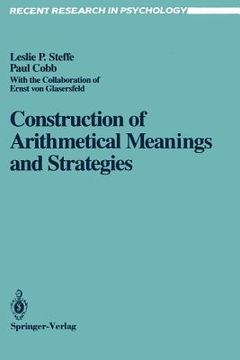 portada construction of arithmetical meanings and strategies (en Inglés)