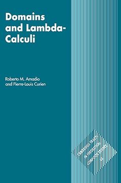 portada Domains and Lambda-Calculi Hardback (Cambridge Tracts in Theoretical Computer Science) (in English)