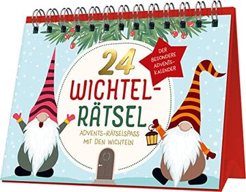 portada 24 Wichtel-Rätsel | Advents-Rätselspaß mit den Wichteln (in German)