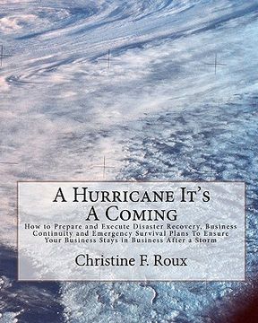 portada a hurricane it's a coming (en Inglés)