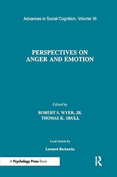 portada Perspectives on Anger and Emotion: Advances in Social Cognition, Volume vi (Advances in Social Cognition Series)