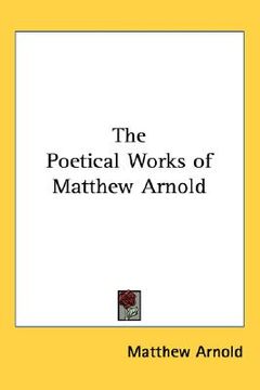 portada the poetical works of matthew arnold (in English)
