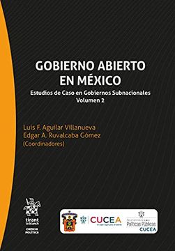 portada Gobierno Abierto en México Estudios de Caso en Gobiernos Subnacionales Volumen 2