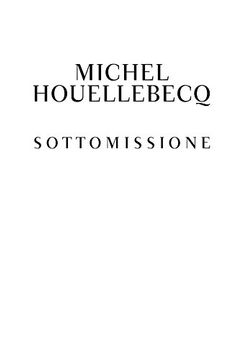 portada Sottomissione (Narratori stranieri) (Italian Edition)