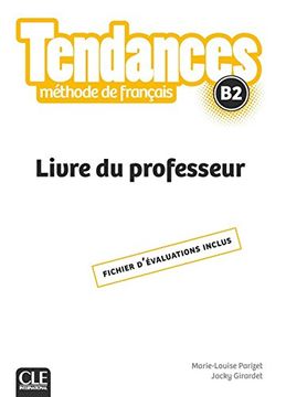 portada Tendances fle Niveau b2 - Livre du Professeur (en Francés)