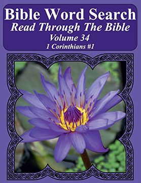 portada Bible Word Search Read Through the Bible Volume 34: 1 Corinthians #1 Extra Large Print (en Inglés)