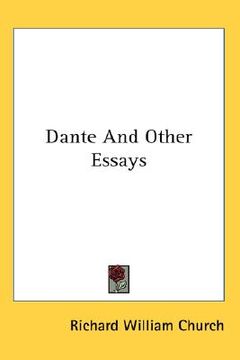 portada dante and other essays (in English)