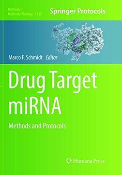 portada Drug Target Mirna: Methods and Protocols (en Inglés)