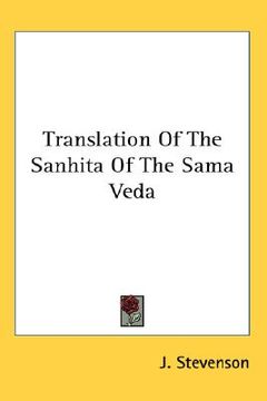 portada translation of the sanhita of the sama veda (en Inglés)