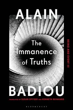 portada The Immanence of Truths: Being and Event iii (in English)