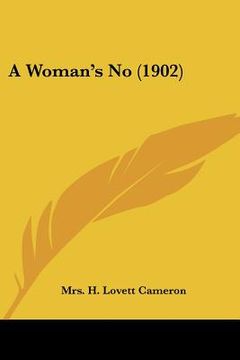 portada a woman's no (1902) (en Inglés)