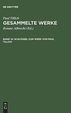 portada Gesammelte Werke, Band 14, Schlüssel zum Werk von Paul Tillich 