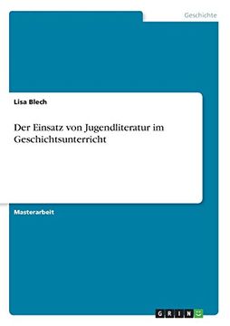 portada Der Einsatz Von Jugendliteratur Im Geschichtsunterricht (German Edition)
