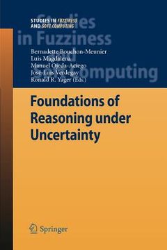portada foundations of reasoning under uncertainty (en Inglés)
