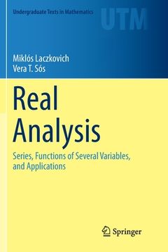 portada Real Analysis: Series, Functions of Several Variables, and Applications (en Inglés)