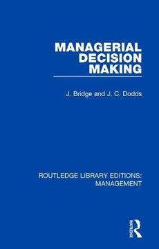 portada Managerial Decision Making (Routledge Library Editions: Management) (en Inglés)
