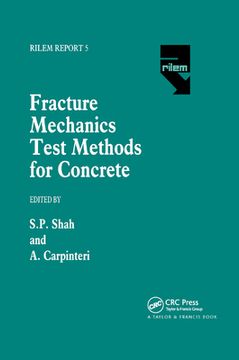 portada Fracture Mechanics Test Methods for Concrete (en Inglés)
